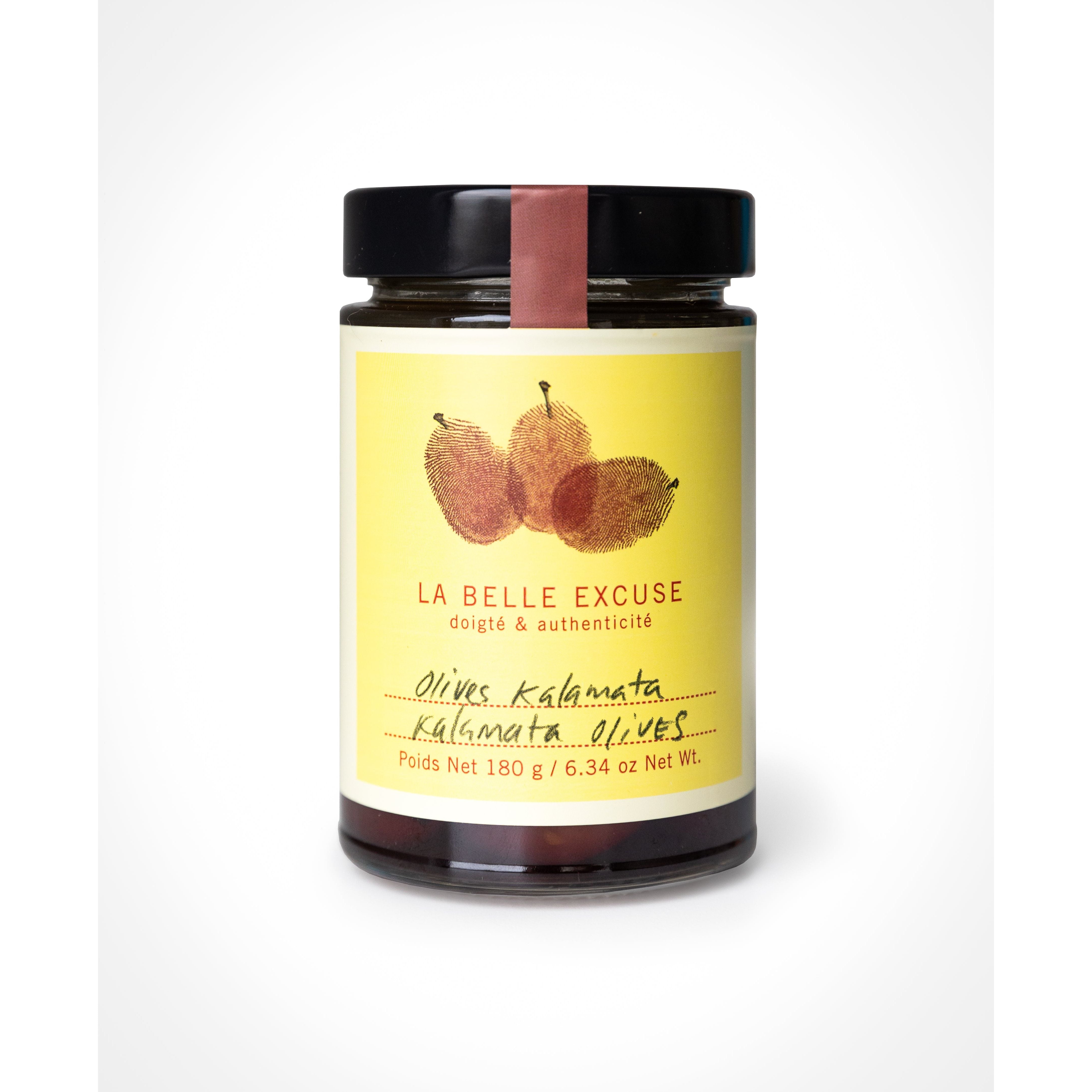 Olives Kalamata 180g - La Belle Excuse - Confit - LBE-OK180 - La Guilde Culinaire