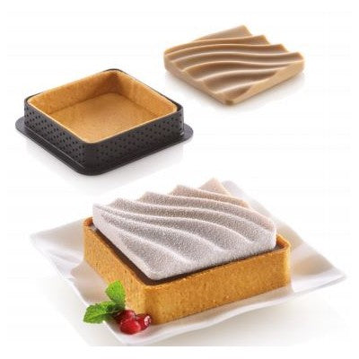 Kit mini Tarte Sand - SilikoMart - Emporte-pièce - - La Guilde Culinaire