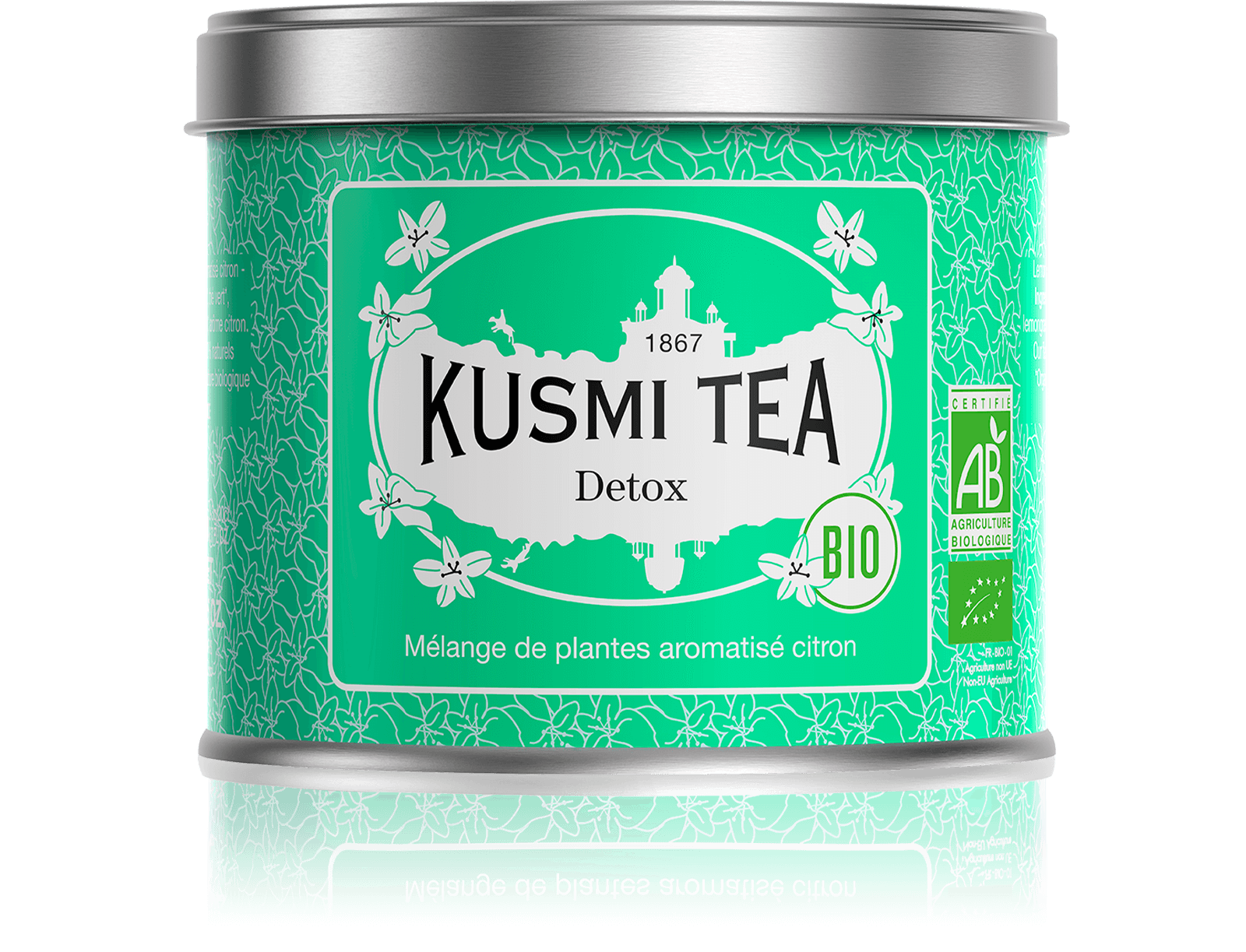 Thé Bien-être - Détox Boîte métal 100g   - Kusmi Tea - Thé et infusion - DETO100