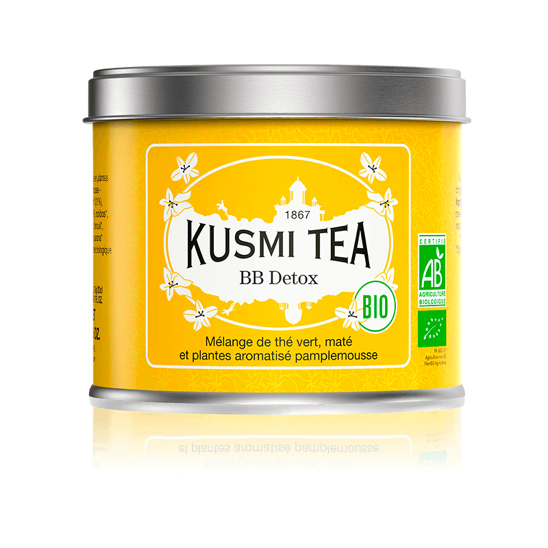 Thé Bien-être - BB Detox BIO Boîte en métal 100g - Kusmi Tea - Thé et infusion - KM1983 - La Guilde Culinaire