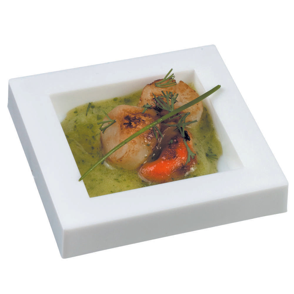 Mini assiette Kawai Blanche - paquet de 90 - Solia - Service de table jetable - - La Guilde Culinaire