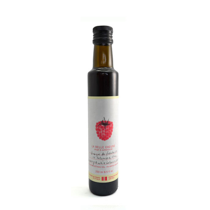 Vinaigre de framboises et balsamique blanc 250ml    - La Belle Excuse - Vinaigre - 