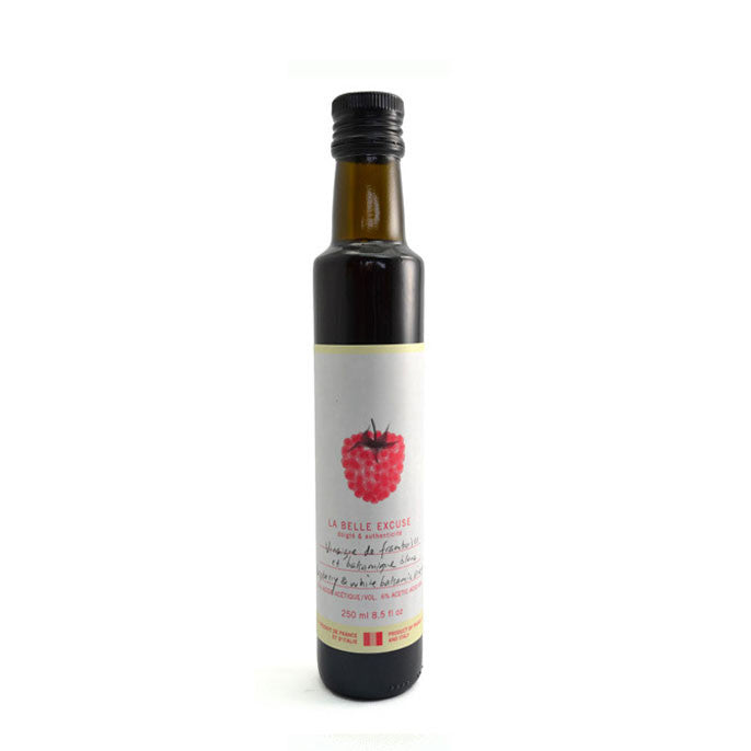 Vinaigre de framboises et balsamique blanc 250ml - La Belle Excuse - Vinaigre - - La Guilde Culinaire