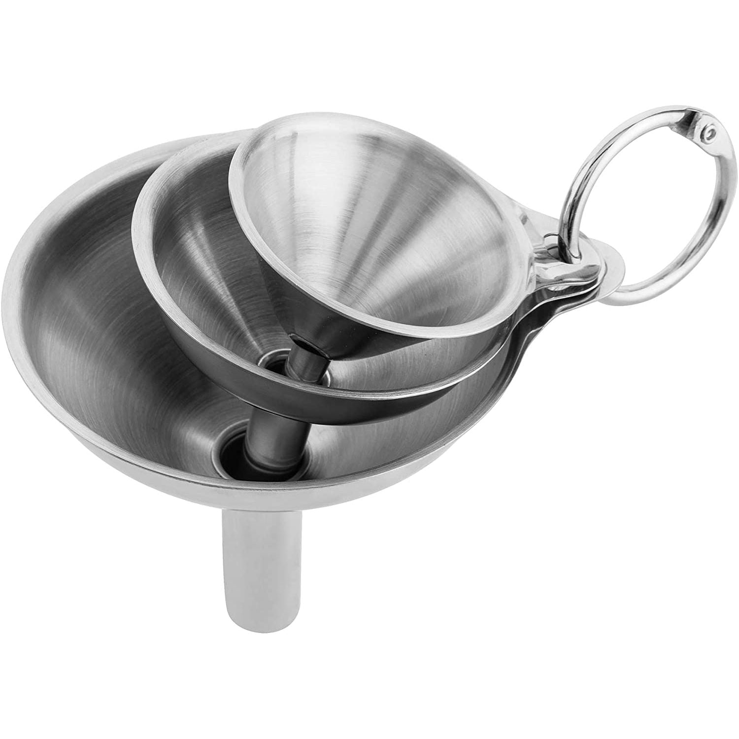 Set de 3 entonnoirs en inox - Fox Run - Accessoire - - La Guilde Culinaire