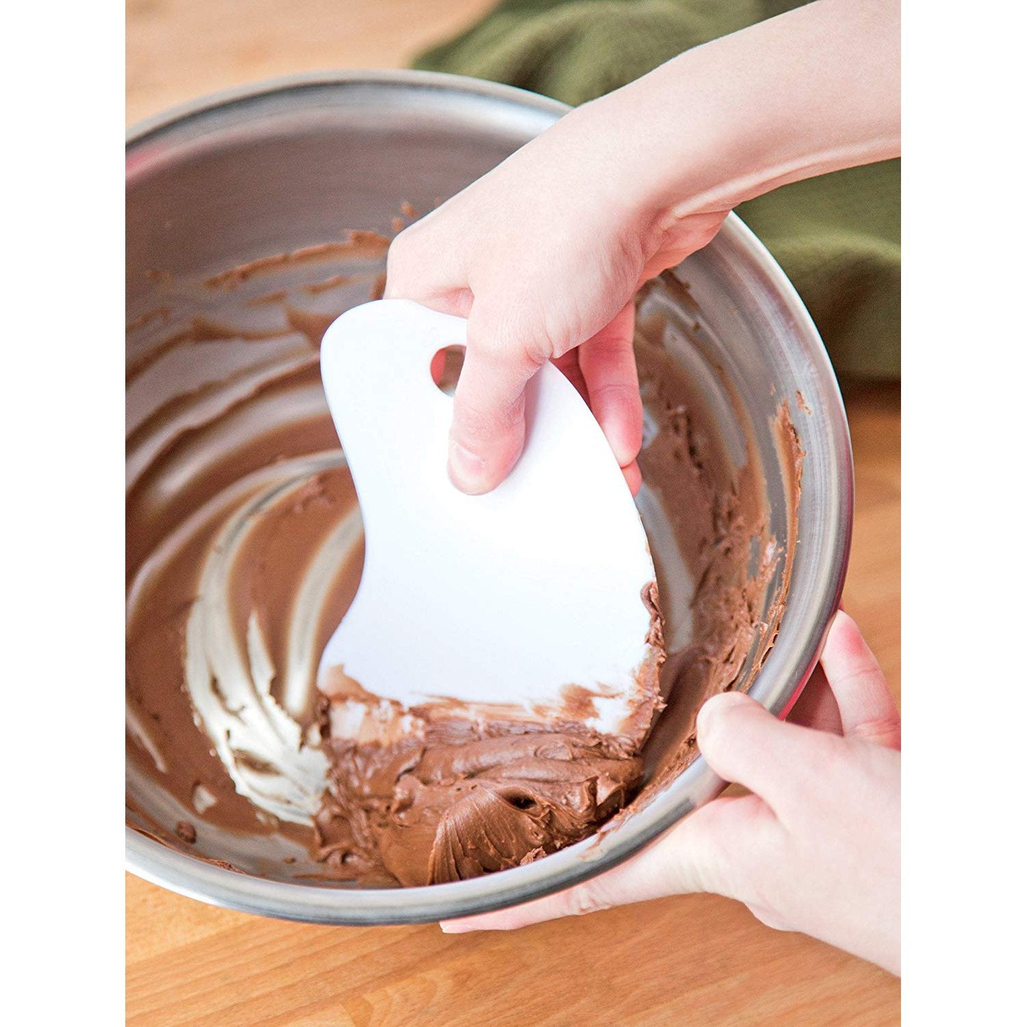 Grattoir pour bols en plastique Blanc - Fox Run - Accessoire - - La Guilde Culinaire