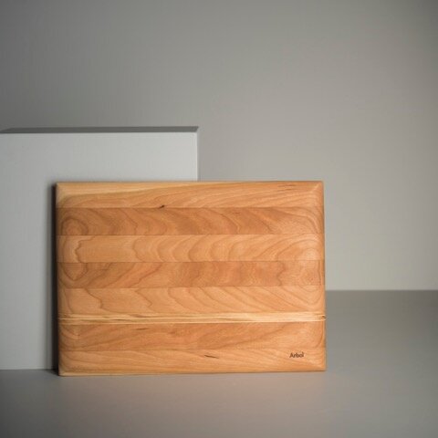 Planche Ergo 12x15" Cerisier - Arbol - Planche à découper - PL-031C - La Guilde Culinaire
