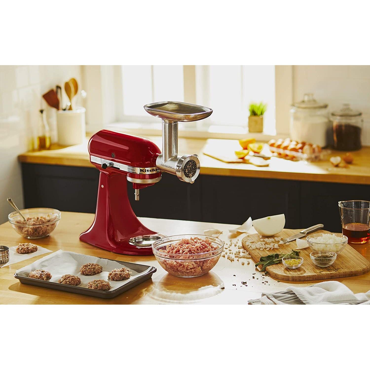 Hachoir en métal pour Batteur Kitchenaid - Kitchenaid - Hachoir - - La Guilde Culinaire