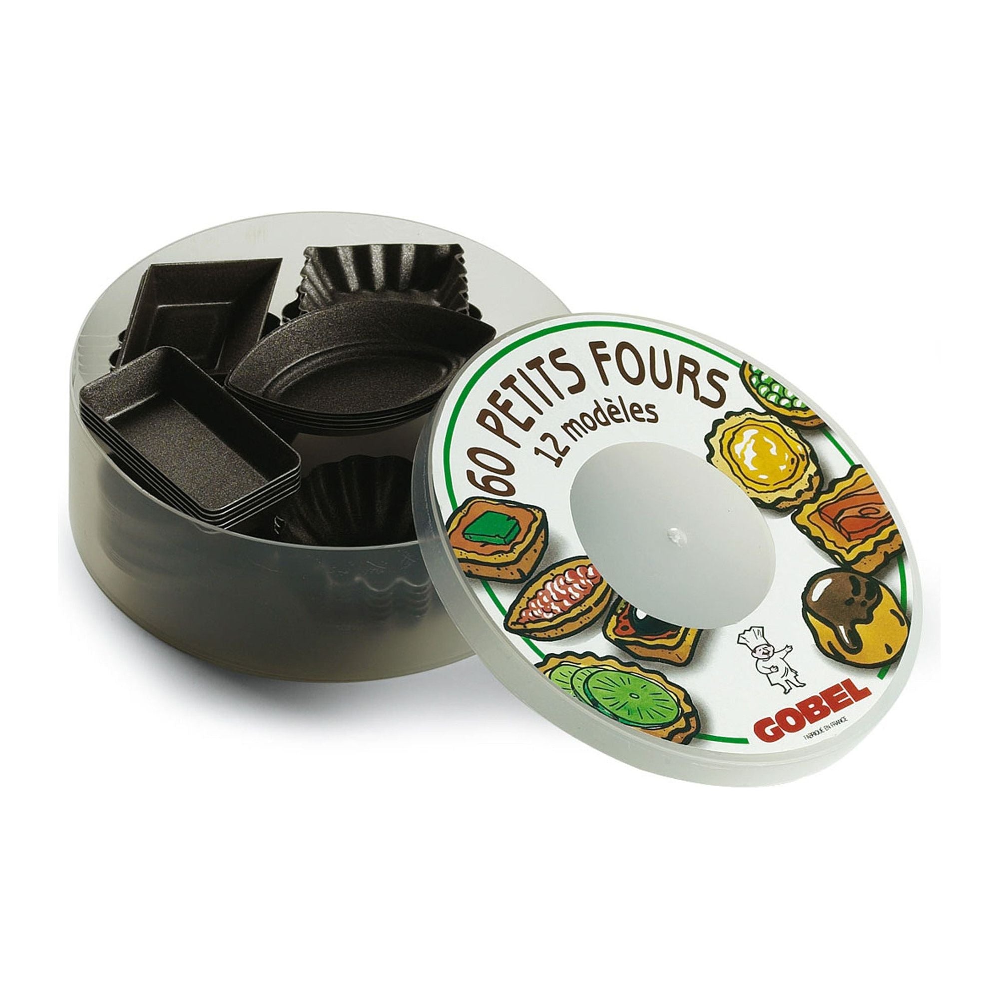 Moules petits fours - Set de 60 pièces - Gobel - Moule à petit four - - La Guilde Culinaire