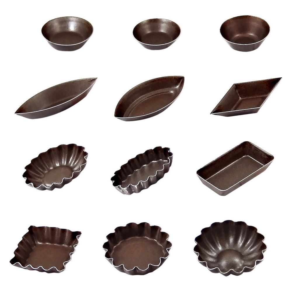 Moules petits fours - Set de 60 pièces - Gobel - Moule à petit four - - La Guilde Culinaire