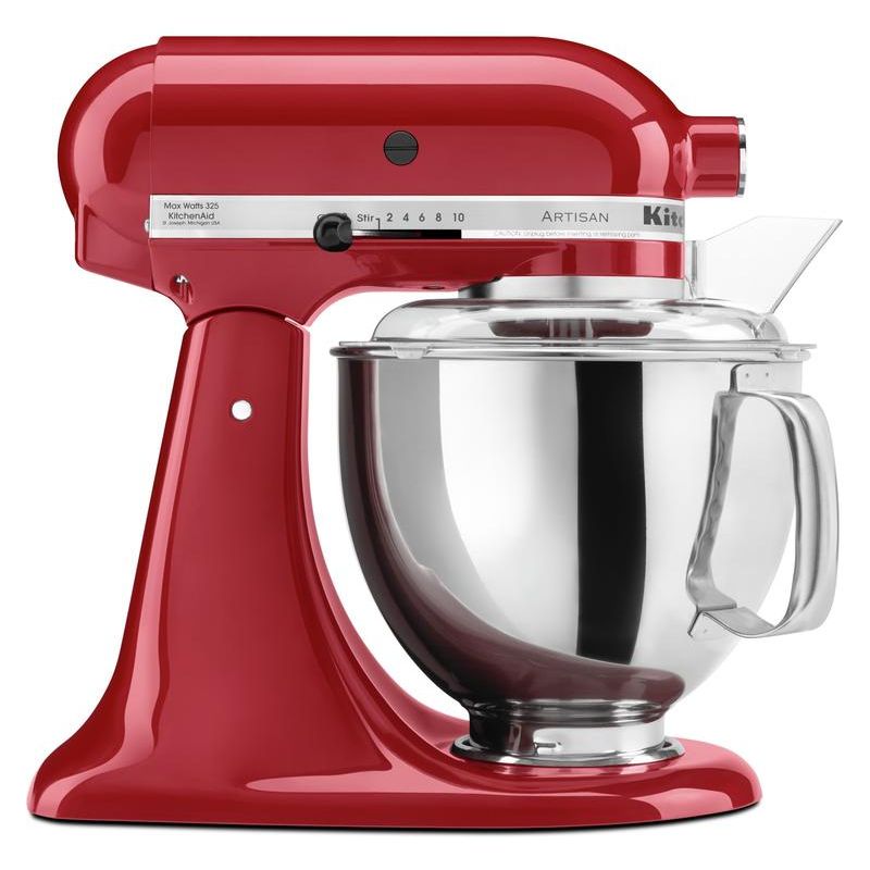 Batteur sur socle KitchenAid 4.7 L (5 pintes) Artisan Rouge - Kitchenaid - Batteur sur socle - - La Guilde Culinaire