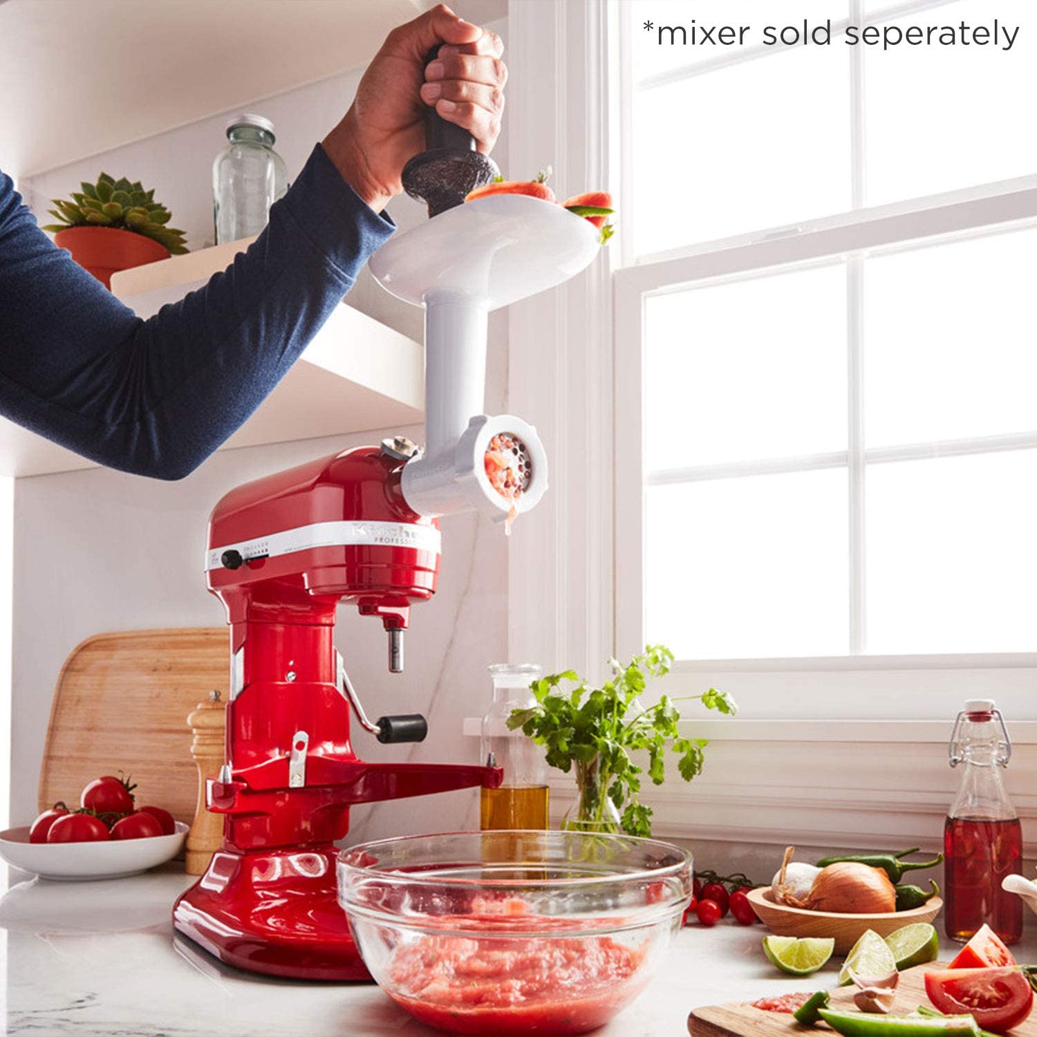 Accessoire Hachoir pour batteur sur socle KitchenAid - Kitchenaid - Hachoir - - La Guilde Culinaire