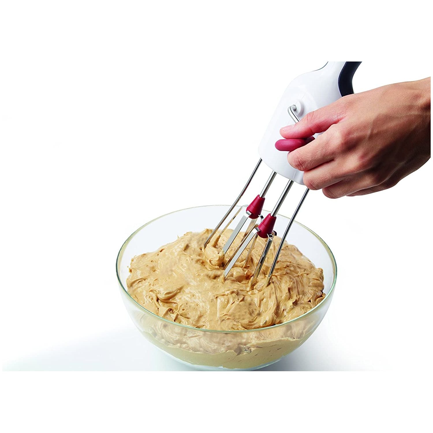 Batteur Manuel, Plastique, Blanc, 8 x 11 x 34 cm - Zyliss - Batteur à main - - La Guilde Culinaire