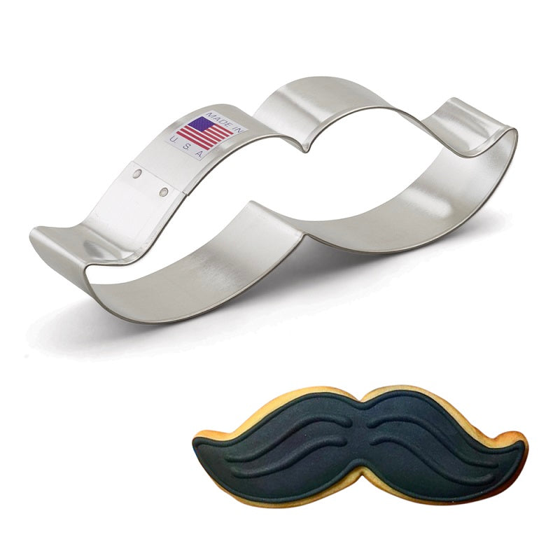 Emporte-pièce moustache 5 1/4" - Ann Clark Cookie Cutters - Emporte-pièce - - La Guilde Culinaire