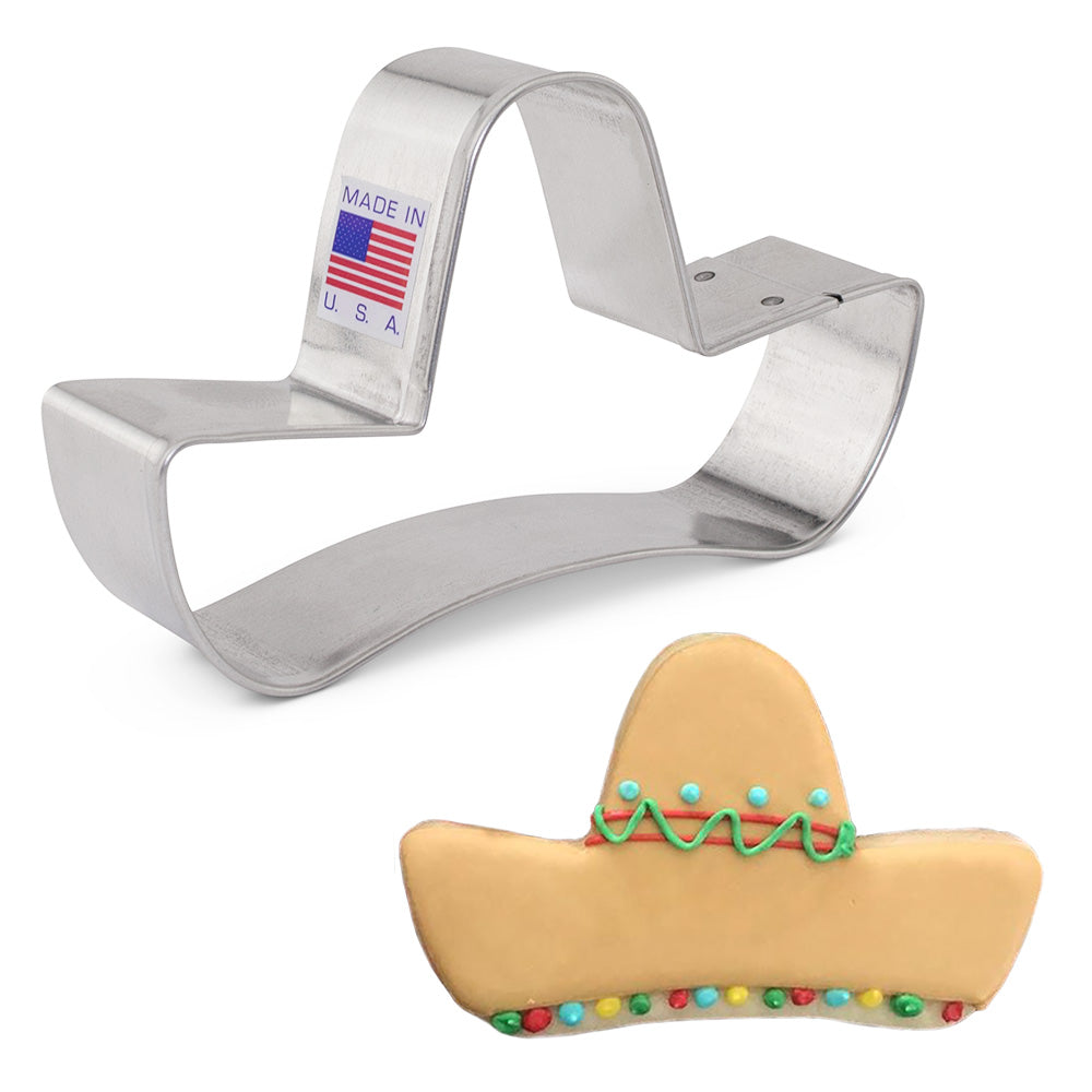 Emporte-pièce Sombrero 2 1/2" x 4 1/8" - Ann Clark Cookie Cutters - Emporte-pièce - - La Guilde Culinaire