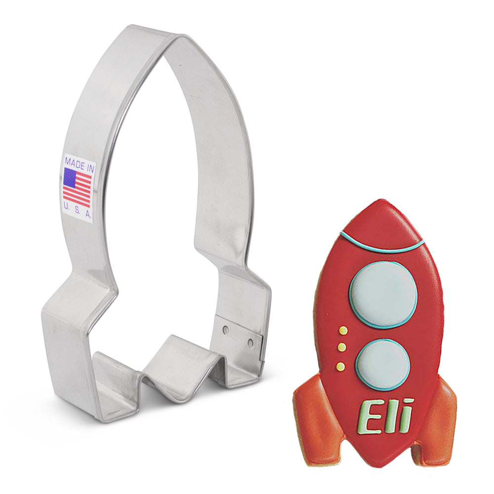 Emporte-pièce fusée 4" x 2 3/8" - Ann Clark Cookie Cutters - Emporte-pièce - - La Guilde Culinaire