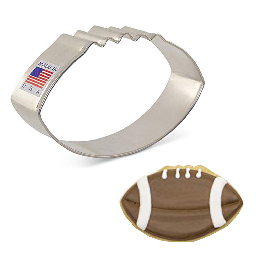 Emporte-pièce Football 3 1/2" - Ann Clark Cookie Cutters - Emporte-pièce - - La Guilde Culinaire