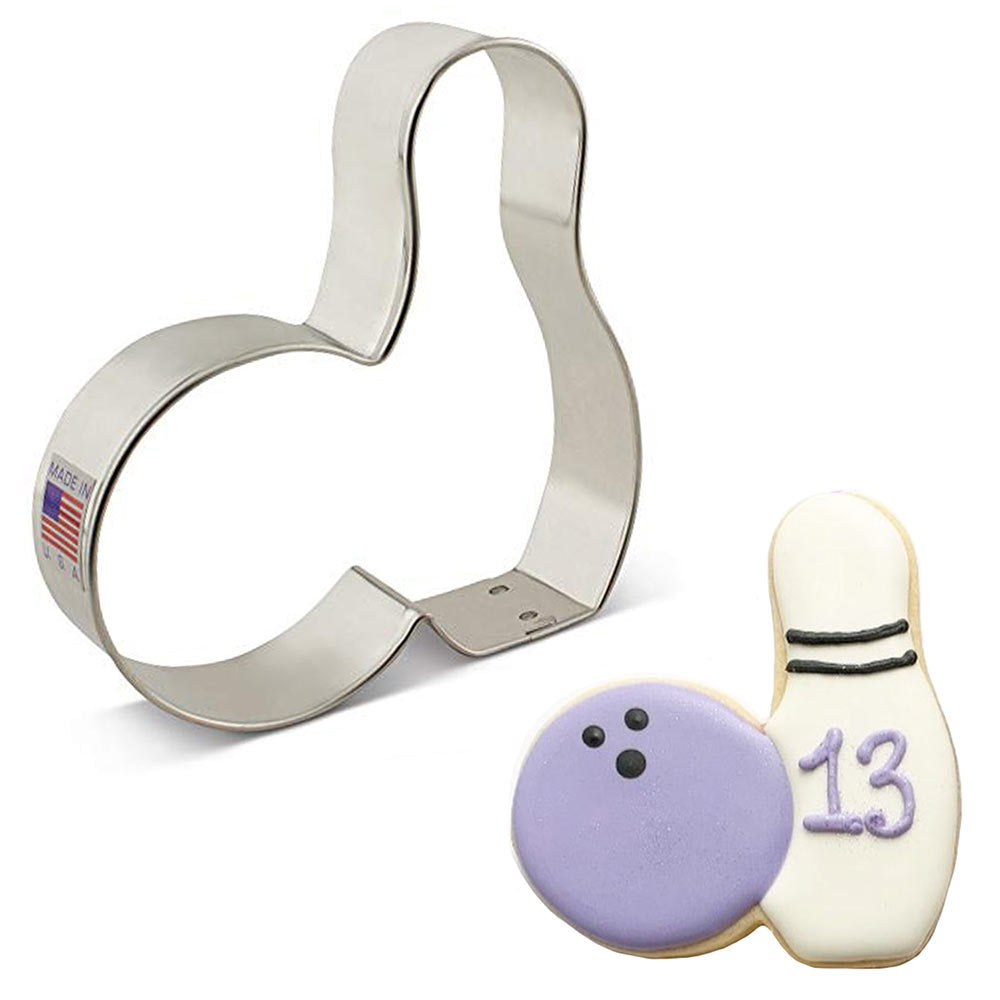 Emporte-pièce quille de bowling 3.5" x3.5" - Ann Clark Cookie Cutters - Emporte-pièce - - La Guilde Culinaire