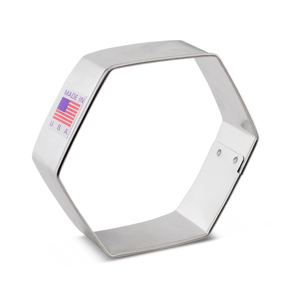 Emporte-pièce hexagonal, 3" - Ann Clark Cookie Cutters - Emporte-pièce - - La Guilde Culinaire