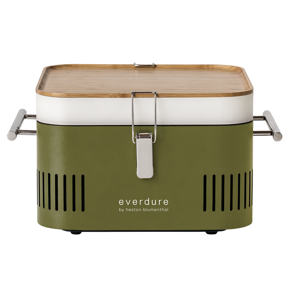 CUBE + Petit ensemble d'outils Kaki - Everdure - BBQ - HBCUBEKUS + HBPREMKITM2 - La Guilde Culinaire