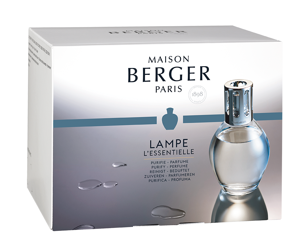Coffret lampe Berger Essentielle ovale + 250 ml (8,5 oz) Neutre essentiel et 250 ml (8,5 oz) Vent d’océan !    - Maison Berger Paris - Parfums d'ambiance - 