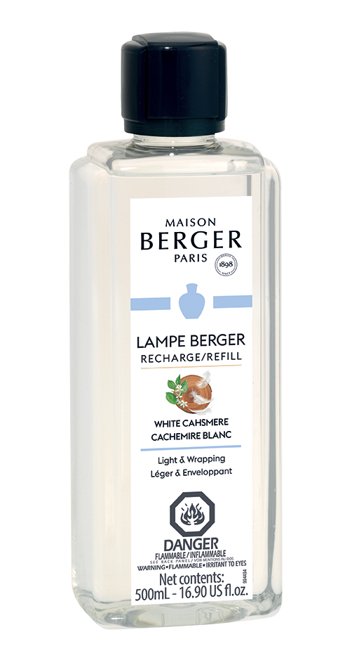 Recharge Lampe Berger Cachemire Blanc ! 500ml   - Maison Berger Paris - Parfums d'ambiance - 415108
