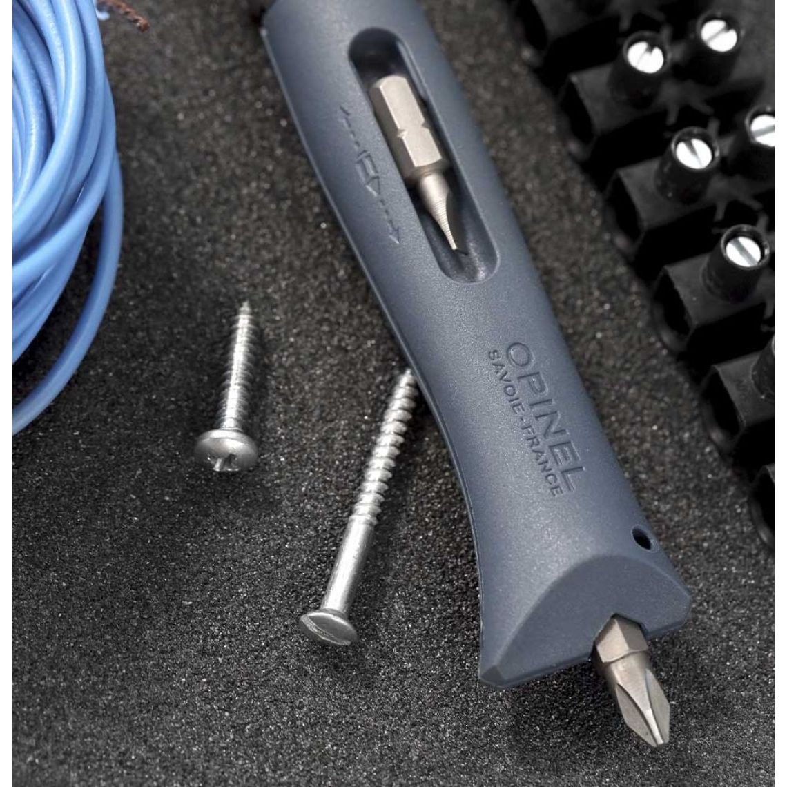 Opinel - N°09 Couteau Bricolage Gris - Opinel - Couteau de poche - - La Guilde Culinaire