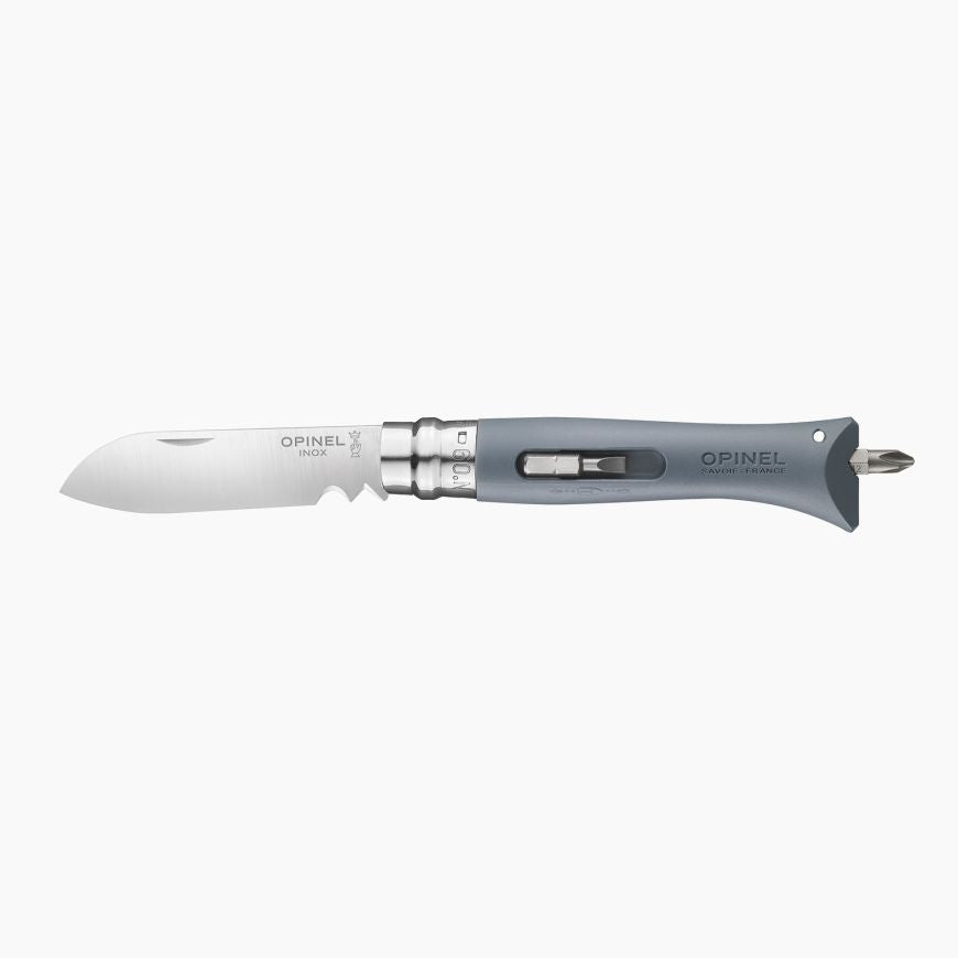 Opinel - N°09 Couteau Bricolage Gris    - Opinel - Couteau de poche - 