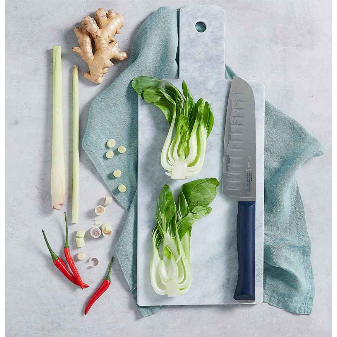 Opinel - N°219 Couteau Santoku Intempora - Opinel - Couteau de table - - La Guilde Culinaire