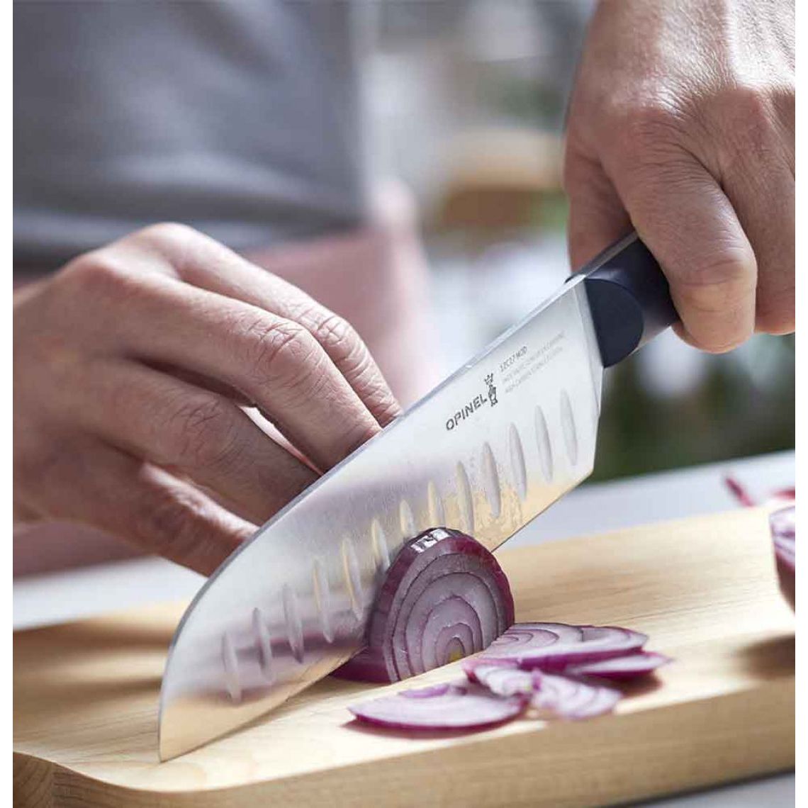 Opinel - N°219 Couteau Santoku Intempora - Opinel - Couteau de table - - La Guilde Culinaire