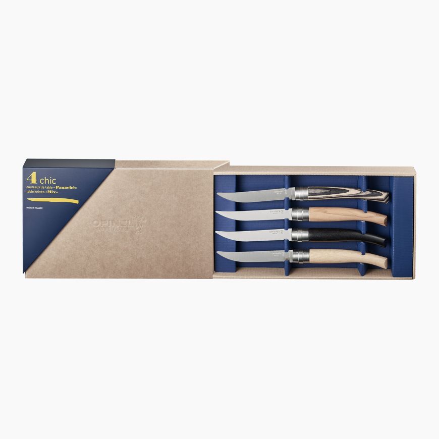 Opinel - Coffret Table Chic Panaché - Opinel - Couteau de poche - - La Guilde Culinaire
