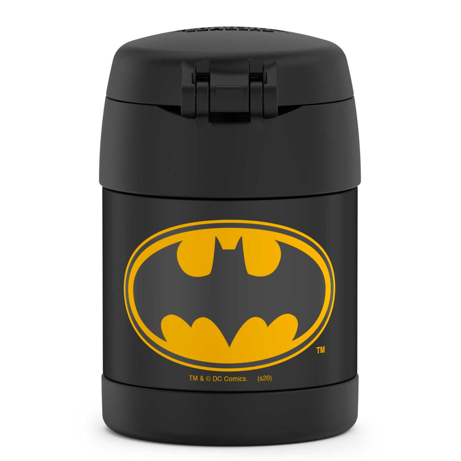Contenant alimentaire Funtainer en acier inoxydable avec cuillère 10oz - Batman * - Thermos - Contenant pour aliment - - La Guilde Culinaire