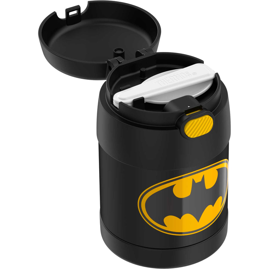 Contenant alimentaire Funtainer en acier inoxydable avec cuillère 10oz - Batman * - Thermos - Contenant pour aliment - - La Guilde Culinaire