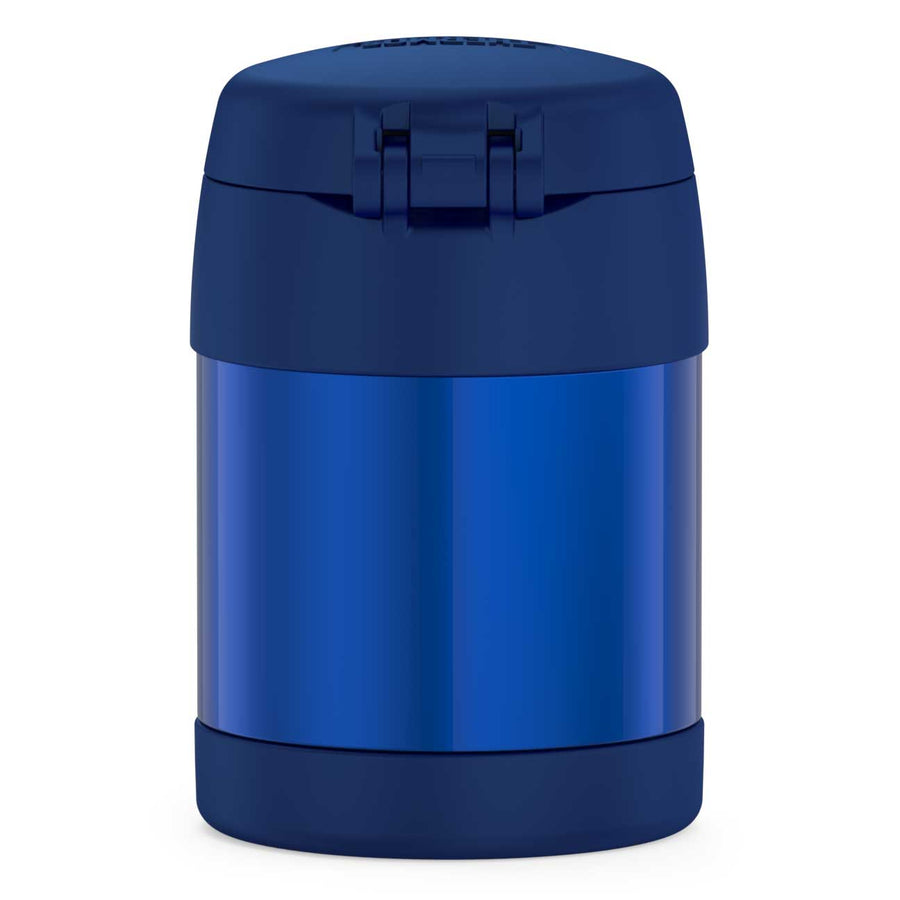 Contenant alimentaire Funtainer en acier inoxydable avec cuillère 10oz - Bleu Marine    - Thermos - Boîte à repas - 