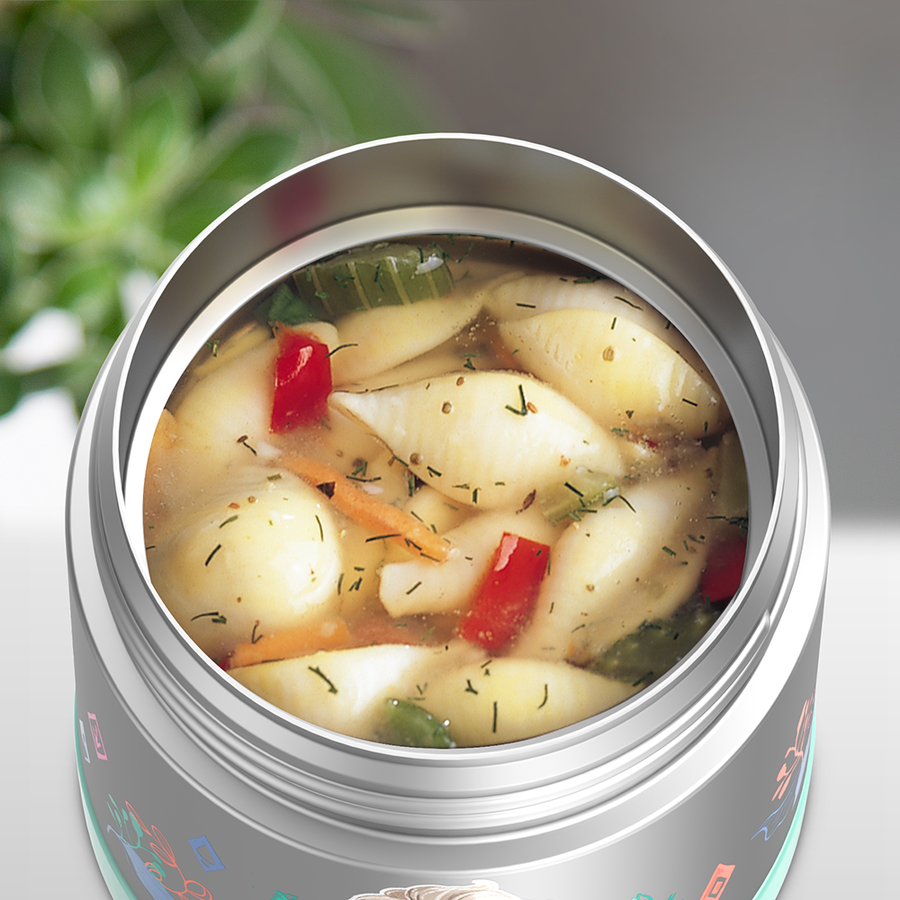 Contenant alimentaire Funtainer en acier inoxydable avec cuillère 10oz La Reine Des Neiges 2 - Thermos - Contenant pour aliment - - La Guilde Culinaire