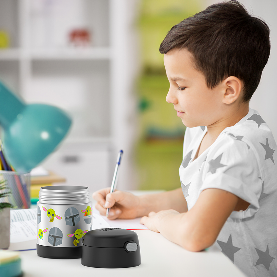 Contenant alimentaire Funtainer en acier inoxydable 10oz - Le Mandalorien - Thermos - Contenant pour aliment - - La Guilde Culinaire