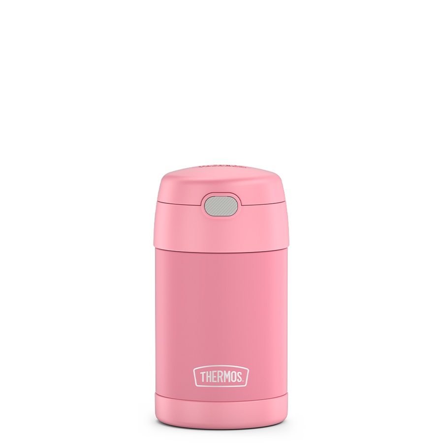 Contenant alimentaire Funtainer en acier inoxydable avec cuillère 16oz - Rose * - Thermos - Contenant pour aliment - - La Guilde Culinaire