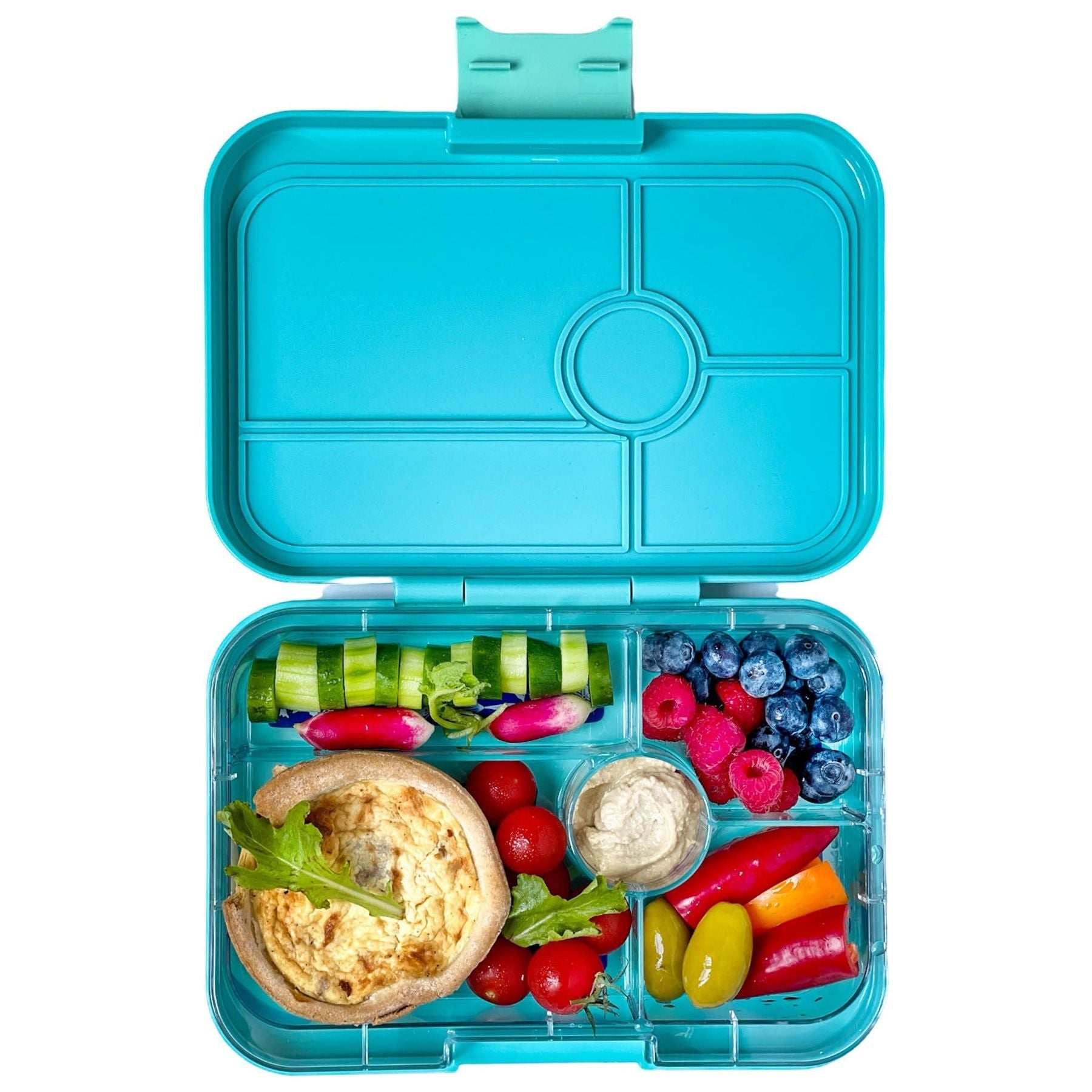 Yumbox Bento – Tapas – Antibes Blue avec plateau Bon Appetit (5 compartiments) - Yumbox - Boîte à repas - - La Guilde Culinaire