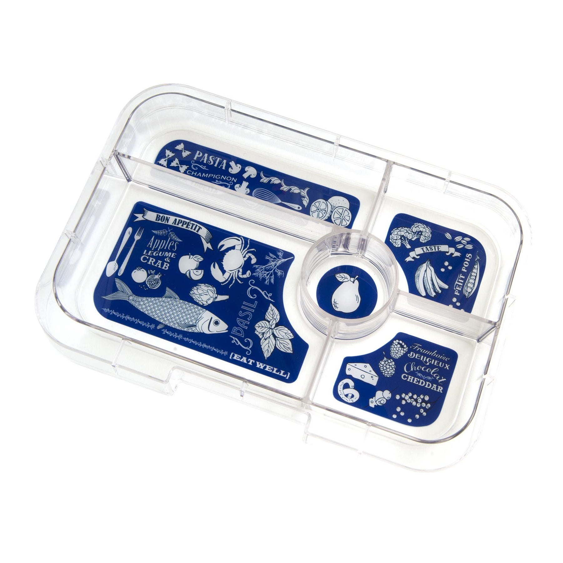 Yumbox Bento – Tapas – Antibes Blue avec plateau Bon Appetit (5 compartiments) - Yumbox - Boîte à repas - - La Guilde Culinaire