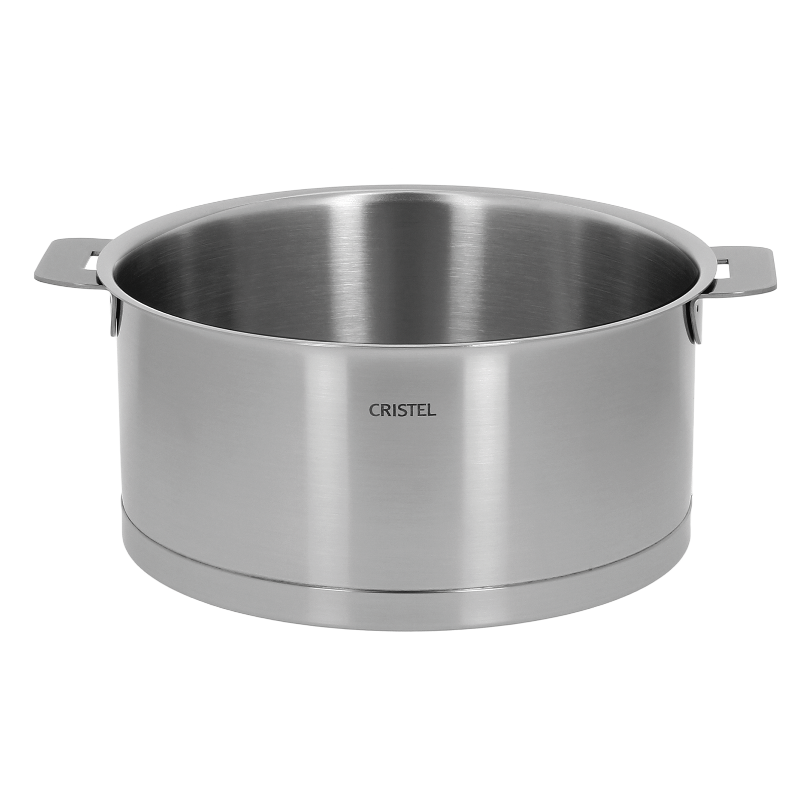 Casserole inox avec couvercle en verre plat - STRATE - Cristel - Casserole - - La Guilde Culinaire