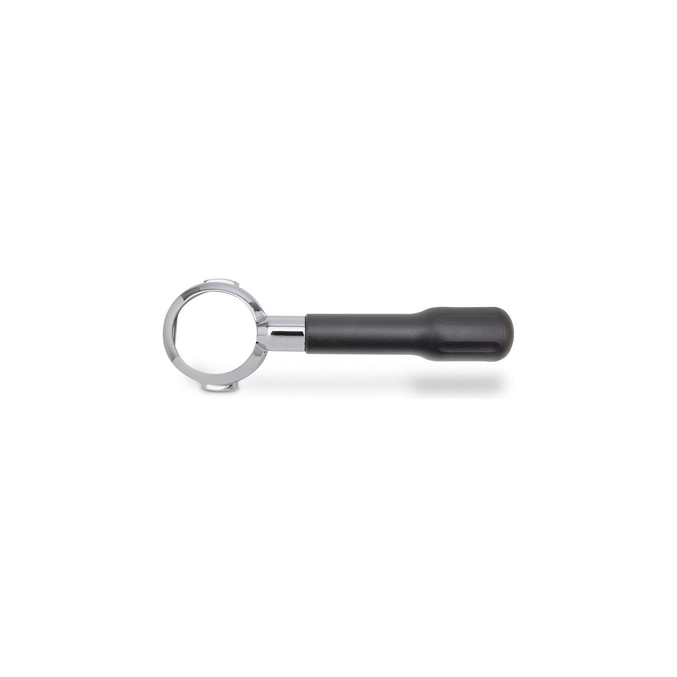 Porte-filtre 57mm sans fond avec poignée classique noire inclinée LELIT - LELIT - Accessoire café - - La Guilde Culinaire