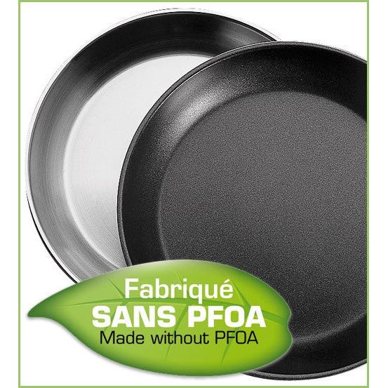 Poêle inox - anti-adhésif exceliss - STRATE - Cristel - Poêle - - La Guilde Culinaire
