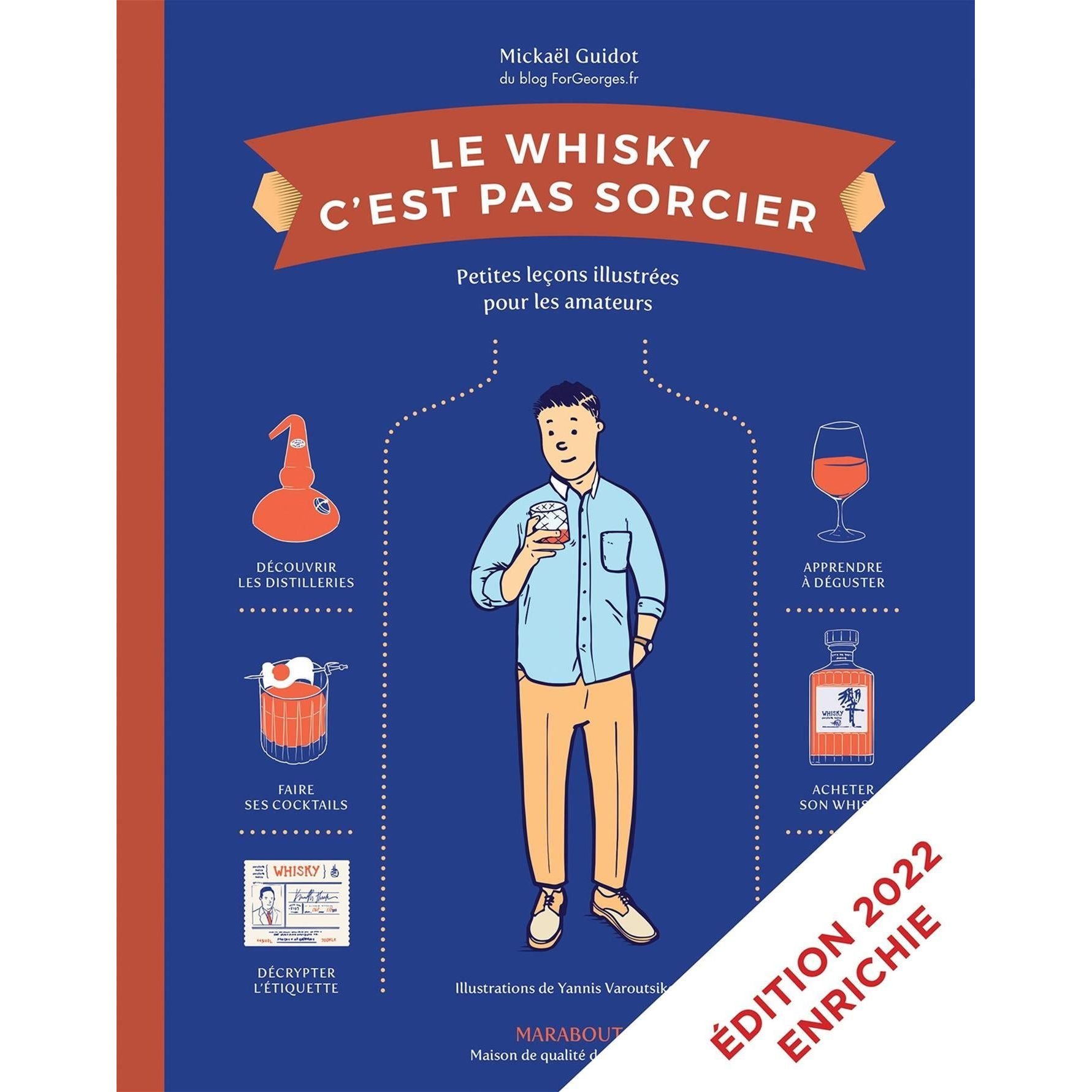 Le Whisky C'est Pas Sorcier N.E - Marabout - Livre d'alcool et boisson - - La Guilde Culinaire