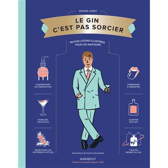 Le Gin C'est pas sorcier ! - Marabout - Livre de pâtisserie - - La Guilde Culinaire