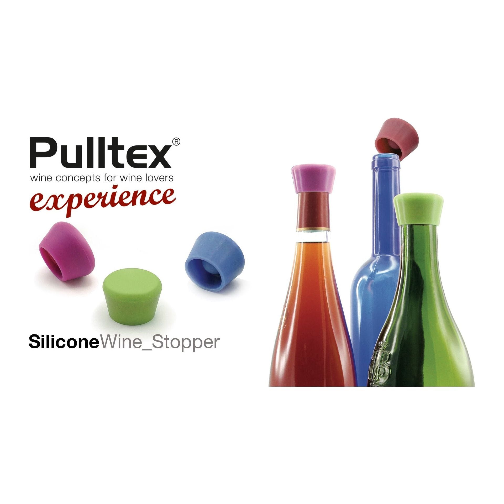 Bouchon À Vin En Silicone - Pulltex - Bouchon à vin et champagne - - La Guilde Culinaire