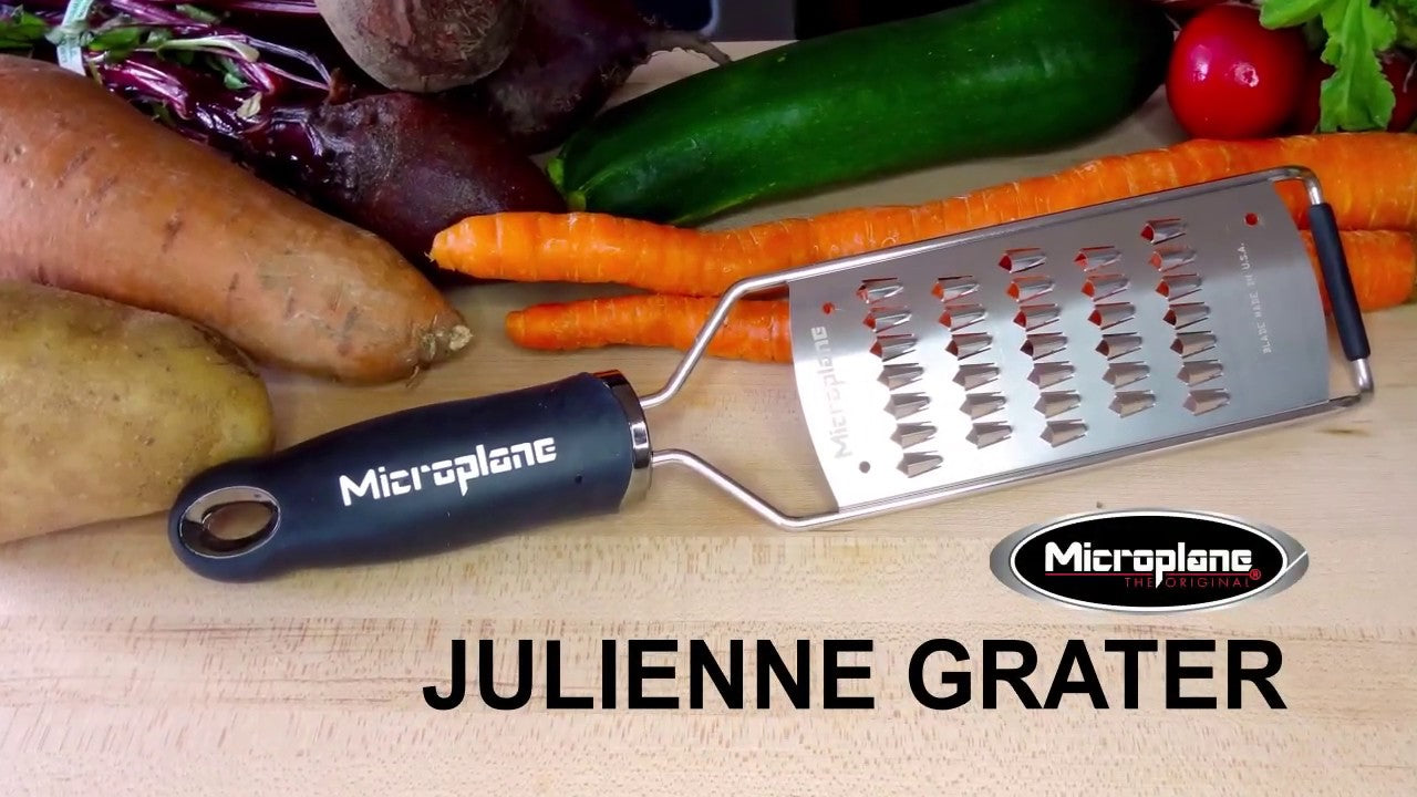 Râpe à Julienne - Série Gourmet (Noir)    - Microplane - Râpe et zesteur - 
