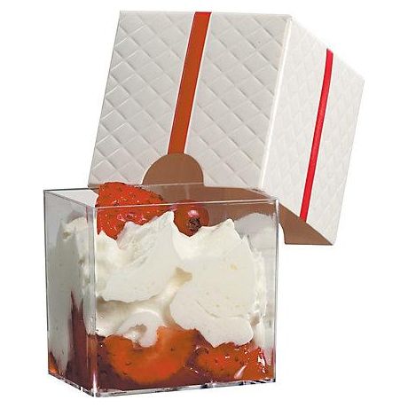 Cub' Kdo Solia 70ml - Paquet de 24 Blanc - Solia - Service de table jetable - PS50322 - La Guilde Culinaire