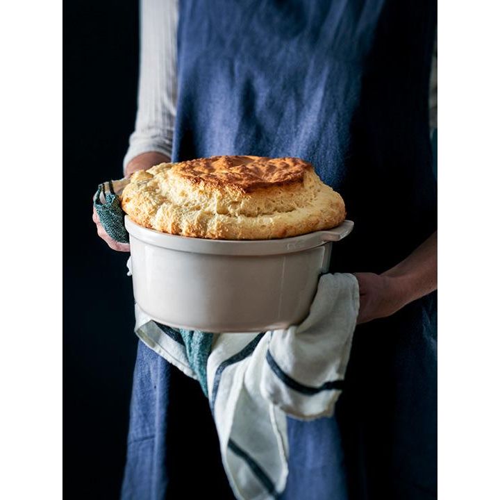 APPOLIA - Moule à soufflé en céramique Rouge 22cm-8,6" - Peugeot - Ramequin et moule à soufflé - - La Guilde Culinaire