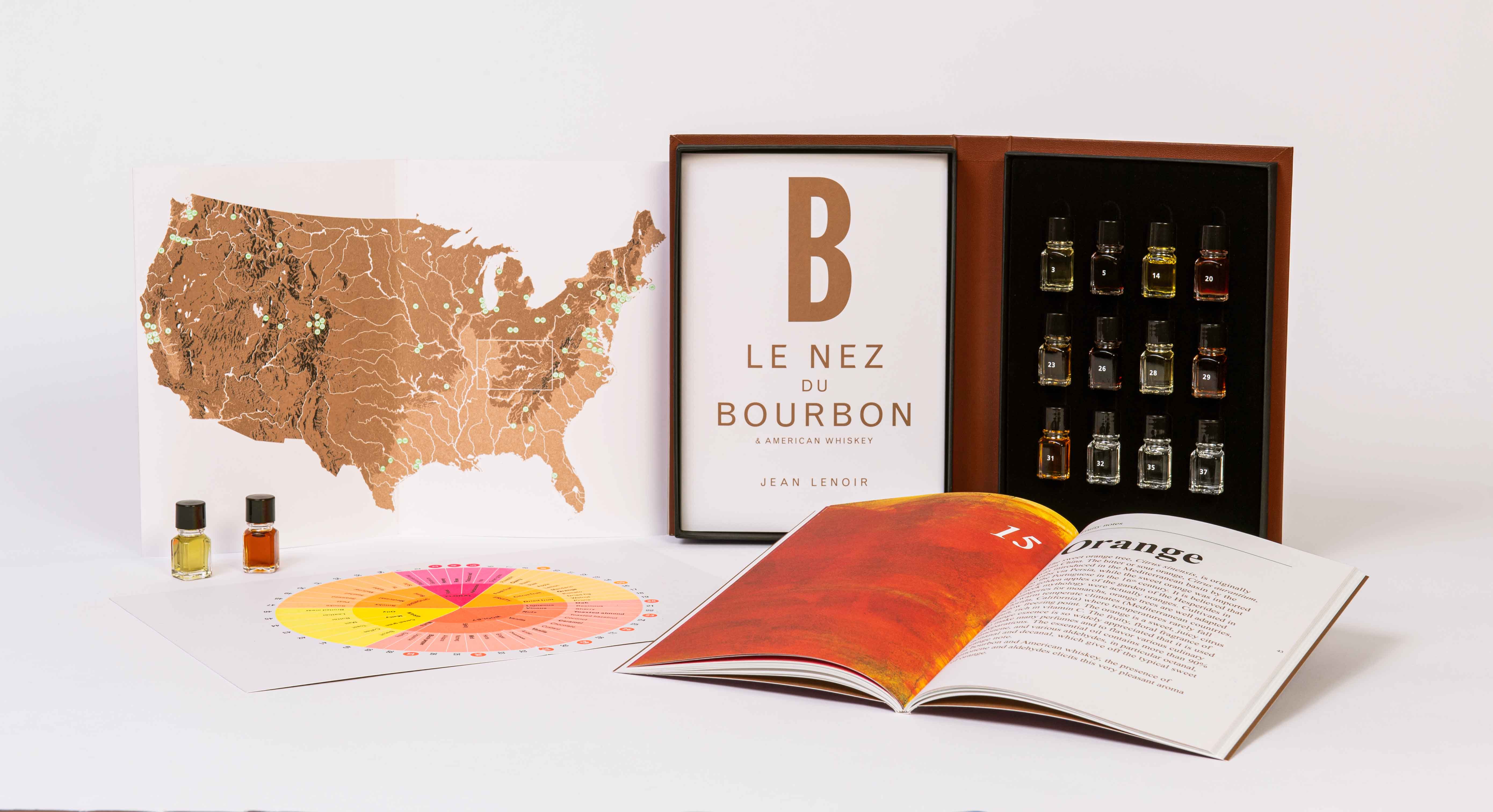 Le Nez du Bourbon & American Whiskey 12 arômes    - Le Nez du Vin - Livre d'alcool et boisson - 