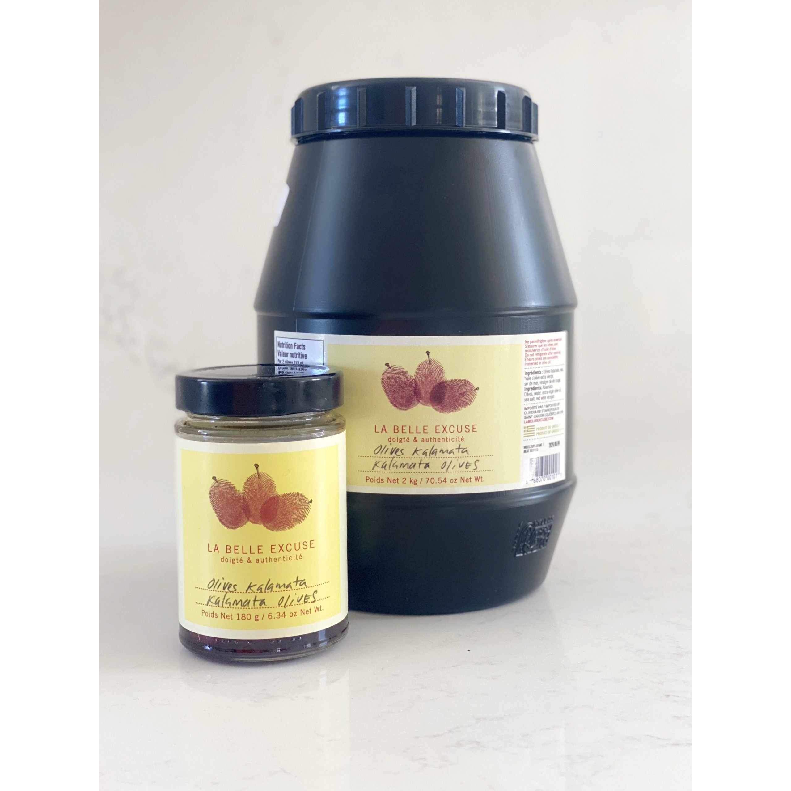Olives Kalamata - La Belle Excuse - Confit - - La Guilde Culinaire