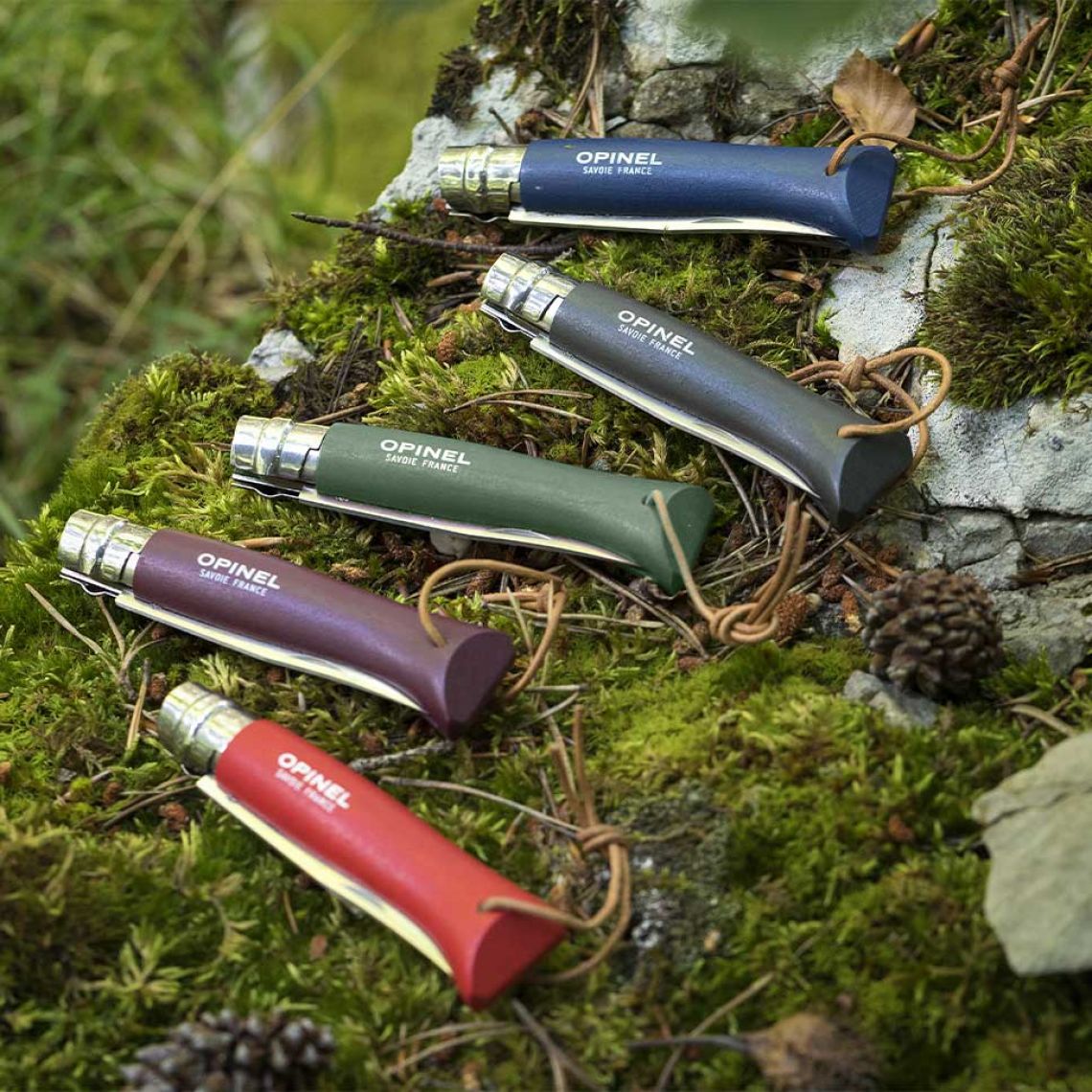 Opinel - N°08 Baroudeur Rouge - Opinel - Couteau de poche - - La Guilde Culinaire